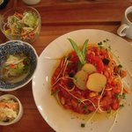 畠瀬本店食品部 - 夏野菜のトマトソースパスタセット