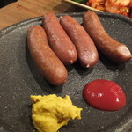 万両 - 自家製ウインナー