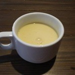 道楽かぬま ブルートステーキ - コーンスープ