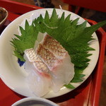 鯛メシ専門 鯛や - 鯛の刺身