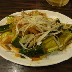 珉珉 - 鶏とクラゲのピリ辛前菜盛り