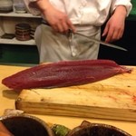 うを徳 - 立派な身の鰹(勝浦産)