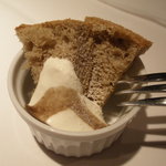 マザーエスタ - ランチのデザート　セロリのシフォンケーキ