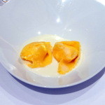 レストラン ラッセ - プリモ2：4種のチーズをつつみこんだラヴィオリ