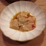 うを徳 - 大分産城下鰈肝刺 ポン酢で