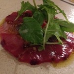 OSTERIA AL CORALLO - カツオのカルパッチョ