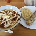 ぶっかけ(小)＋蓮根・ちくわ天