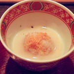 虎白 - 海老芋のすり流し白味噌汁