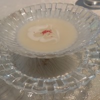グリルうかい 丸の内店 - 新玉ねぎのクリームスープ