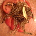 榮料理店 - 海ぶどうとミニトマト