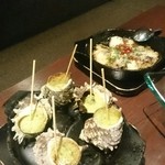 Furenchina - サザエのブルゴーニュ焼きと本日鮮魚のコンフィ（平目）