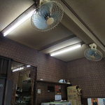 天井に扇風機
