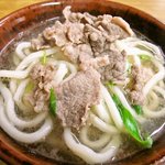 かどや食堂 - 肉うどん(３５０円)