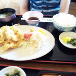 Zemmaishokudou - とり天定食。