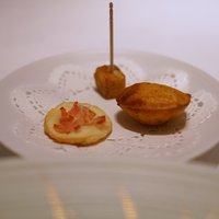 オーベルジュ・ド・リル ナゴヤ - フォアグラと豚肉のコルケット、マドレーヌ