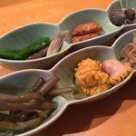 小料理 石蕗 - 2016.5.2のお通し二人前