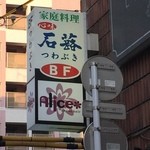 小料理 石蕗 - 看板