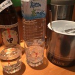 小料理 石蕗 - 飲み放題の水割り＆お湯割りセットと