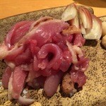 小料理 石蕗 - 地鶏刺し身