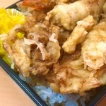 いなか亭 - 天丼弁当(¥500) カキ揚
