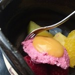 櫻川 - 季節の果物とシャーベット