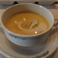 ビフテキのカワムラ 三宮本店 - 人参のポタージュ