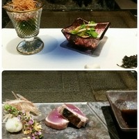 日本料理 鳥羽別邸 華暦 - 前菜と鰹のたたき
