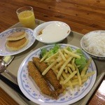 Verde Karuizawa - jrの1の朝食、こちらもフライ物多し