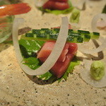 日本料理 潤花 - 本鮪、中トロと赤身のお造り