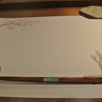 日本料理 潤花 - ２０１６年5月三日のテーブルセット