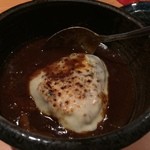 焼鳥 修 - チーズ焼きおにぎり牛スジカレー　2016.05再訪