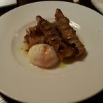 金澤美味酒肴 馨 - ホワイトアスパラの肉巻き