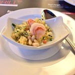 restaurant RED GRILL - 突き出しはクスクス。気が利いてる