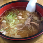 急行食堂 - 名物鳥もつラーメン