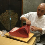 初音鮨 - 2016年3月下旬。