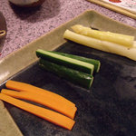 京の焼肉処 弘 - 今宵限りの盛り合わせセットに付くバーニャカウダ