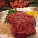京の焼肉処 弘 - にんにく塩がさっぱりでええなぁ・・