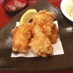 れすとらん四六時中 - 唐揚げはカラッと揚がってなかなか美味しい♪