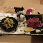 串揚げ タケナカ - たたき・木の芽和え・モズク酢