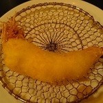 ワインと串揚げ こぱん - 天使の海老の姿揚げ。