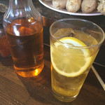 いせや総本店 - 酎ハイ梅シロップ割