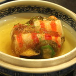 旬席 鈴江 - 車海老と夏野菜の煮こごり