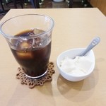 和おん - アイスコーヒー、デザート