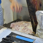 50574275 - 高温の鉄板でプレス