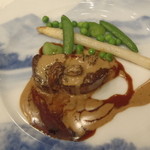 ザ・フジヤ - 牛フィレ肉のステーキにモリーユ茸のクリーム煮