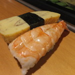 葉幸 - 玉子、えび