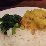 スパイスカフェ - 2010.8月　ラッサムのおかず