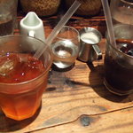 スパイスカフェ - 2010.8月　アイスティーと、アイスコーヒー