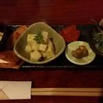 手打蕎麦 とし庵 - ある日のお通し①