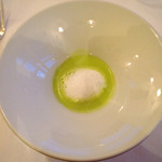 レストラン ラ・マーレ - グリーンピースのポタージュ